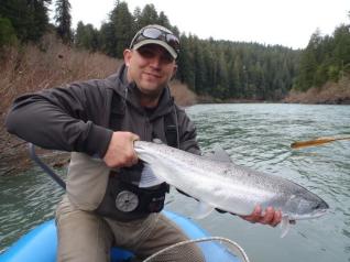 Guided Steelhead Fly Fishing on the Smith River